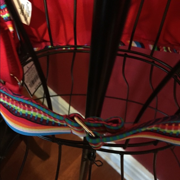 NWT High neck multicolored swim top - Picture 3 of 4